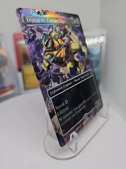 Leonardo, Cutting Edge (Borderless) Teenage Mutant Ninja Turtles Foil - Image 3