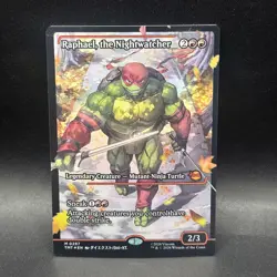 Raphael the Nightwatcher Showcase FOIL 287 MTG Teenage Mutant Ninja Turtle TMT - Image 1