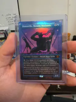 Donatello, Mutant Mechanic Borderless TMNT MTG Foil - Image 1