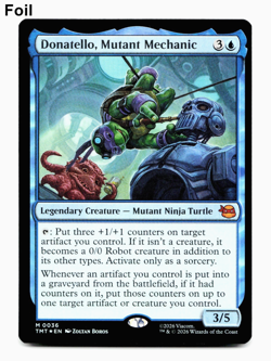 Donatello, Mutant Mechanic (FOIL) - [Teenage Mutant Ninja Turtles] MTG TMT 0036 - Image 1