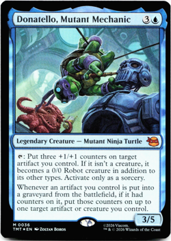 Donatello, Mutant Mechanic (FOIL) - [Teenage Mutant Ninja Turtles] MTG TMT 0036 - Image 2