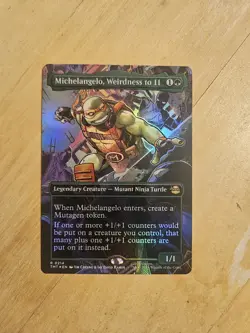 Michelangelo, Weirdness to 11 (Borderless) Teenage Mutant Ninja Turtles Foil - Image 1