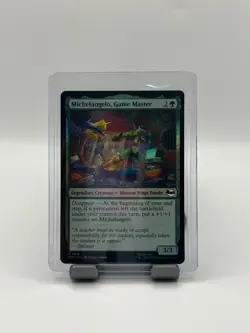 MTG, Michelangelo, Game Master FOIL $3 ORDER MIN 118 Teenage Mutant Ninja Turtl - Image 1