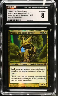 DORAN, THE SIEGE TOWER From the Vault: Legends Foil Mythic CGC 8 MTG EDH [NOS] - Image 1