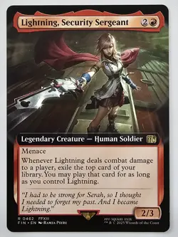 Lightning, Security Sergeant (Extended Art) #462 Final Fantasy - Image 1