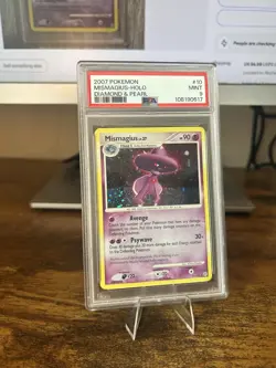 Pokemon Mismagius Holo Rare Diamond & Pearl PSA 9 #10/130 2007 TCG - Image 3