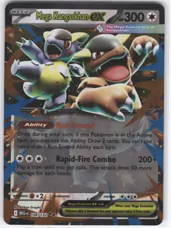Pokemon Mega Kangaskhan ex Double Rare Mega Evolution 104/132 NM - Image 1