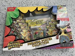 Pokemon Ascended Heroes - Premium Poster Collection - Mega Lucario - New Sealed - Image 1
