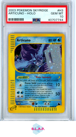 ARTICUNO-HOLO POKEMON SKYRIDGE 2003 H3 PSA 10 - Image 1