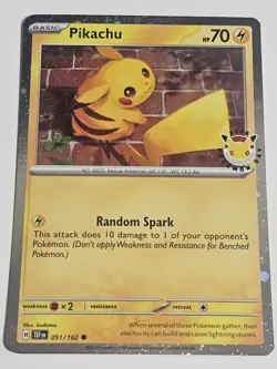 Pikachu 051/162 - Pokemon Day Promo 2026 - NM Pokemon TCG - Image 1