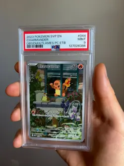 Obsidian Flames Charmander Pokemon Center ETB Promo SVP #044 PSA 9 MINT - Image 1
