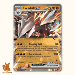 Excadrill Ex 046/086 Black Bolt – Double Rare, Half Art - Near Mint | Pokemon - Image 1