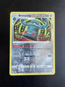 Pokemon card ASTRAL RADIANCE Reverse Holo BRONZONG (112/189) Mint/NM - Image 1