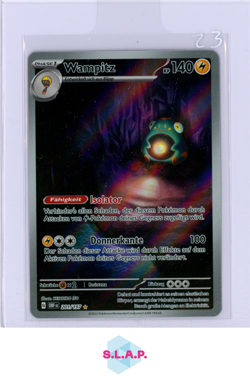 WAMPITZ POKEMON 201/197 2023 OBF OBSIDIAN FLAMES GERMAN FULL ART - Image 1