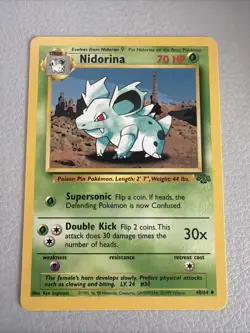 NIDORINA - 40/64 - Jungle - Pokemon Card - NM - Image 1