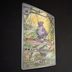 Pokemon Nidoking 174/165 Scarlet & Violet 151 Full Art Holo Illustration Rare 1… - Image 2