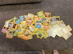 Pokemon TCG Base Set Unlimited. Lot 80 Cards!!! No duplicate!!! - Image 1