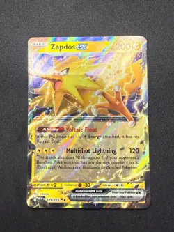 Zapdos ex 145/165 | Holo Double Rare | Pokemon Card | NM/M - Image 1