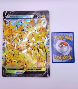 Pokemon Jumbo Pikachu Cards Promo Lot V-Union VMAX V Holo Full Art SWSH - Image 2