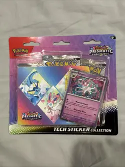 Pokemon TCG Prismatic Evolutions Tech Sticker Collection - Sylveon ✨ - Image 1