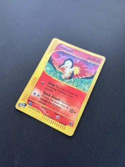 Pokemon Card Expedition Base Set Reverse Holo Cyndaquil 104/165 - Image 4