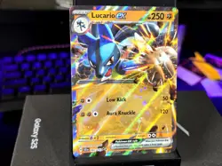 LUCARIO EX DOUBLE RARE 82/142 STELLAR CROWN POKEMON NM - Image 1