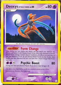 LP 🔥 Pokemon Card - Deoxys Attack Forme Legends Awakened 24/146 Non-Holo - Image 1