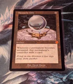 M.T.G. The Brothers' War Mesmeric Orb Retro Frame M/NM - Image 1