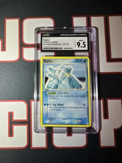 2006 Pokemon EX Holon Phantoms Regice #27 CGC 9.5 Mint+ - Image 1