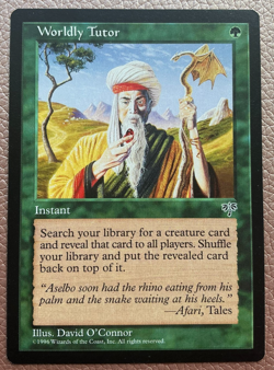 Worldly tutor MTG Magic the gathering - Image 1