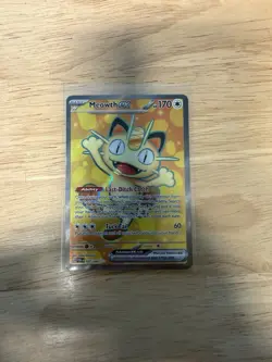 English Pokemon Perfect Order Meowth Ex Full Art #2 (107/088). - Image 1