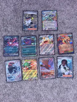 Pokemon TCG 10 Card Lot perfect order full arts/ ex - Image 1