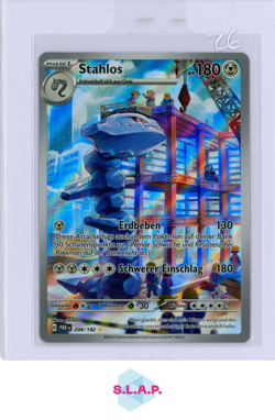 STAHLOS POKEMON 227/182 2023 PAR PARADOX RIFT GERMAN FULL ART - Image 1