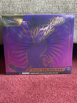Pokemon TCG Scarlet and Violet Base ETB Miraidon (SEALED NEW) (Description⬇) - Image 1