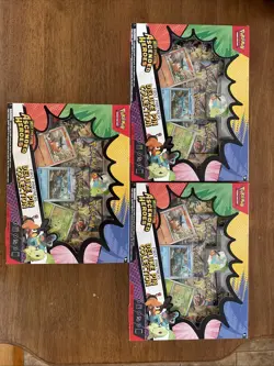 3 Pokemon TCG Ascended Heroes First Partners Deluxe Pin Collection Sealed New - Image 1