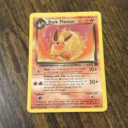 Dark Flareon Pokemon Card Team Rocket 35/82 WOTC - Image 1
