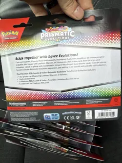 Pokemon Prismatic Evolutions Tech Sticker Collection (Lot of 12) 🔥🔥 - Image 3