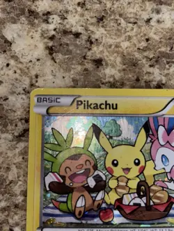 Pokemon TCG 2016 XY Black Star Promo Rare Holo Pikachu XY95 - Image 3