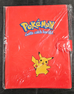 Vintage 1999 Pokemon Pikachu Rare Red Card Binder Brand New - Image 1