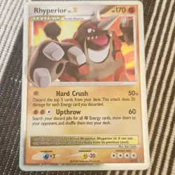 Pokemon Rhyperior LV.X Promo Holo DP29 Diamond & Pearl 2008 170HP - Image 1