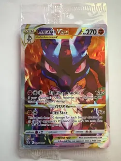 Lucario VSTAR SWSH291 *SEALED* Black Star Promo - Crown Zenith ETB Pokemon TCG - - Image 1