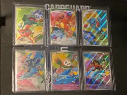 Pokemon 2026 First Partner Illustration Collection Series 1 Promos Set 6 Cards - Image 3