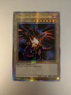 Red-Eyes Black Dragon (25th) - LC01-EN006 - Quarter Century Secret Rare - Image 1