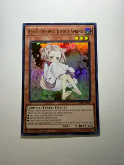 Yugioh - Ash Blossom & Joyous Spring (Alt Art) - Ultra - 1st - RA04-EN025 - NM - Image 1