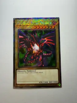 Yugioh - Red-Eyes Black Dragon (4th Art) - Platinum Secret - 1st RA04-EN109 - NM - Image 1