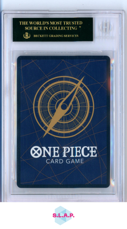 SHANKS SCR ALT ART SP 2022 ONE PIECE ROMANCE DAWN OP01120 BGS 10 BLACK LABEL - Image 2