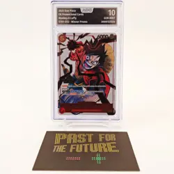 One Piece ST01-012 Monkey D. Luffy 3rd Anniversary Winner PROMO AOG 10 GEM/MINT - Image 1