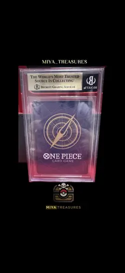 BGS 9.5 ONE PIECE Card Boa Hancock OP07-051 Comic Parallel Manga Alt Art JP - Image 2