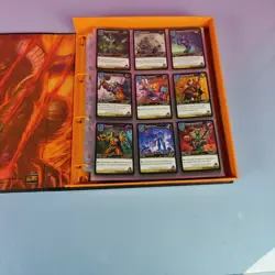 WORLD OF WARCRAFT TRADING CARD GAME COLLECTOR ALBUM BINDER WITH CARDS - Image 4