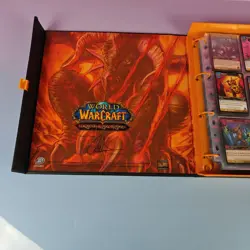 WORLD OF WARCRAFT TRADING CARD GAME COLLECTOR ALBUM BINDER WITH CARDS - Image 3
